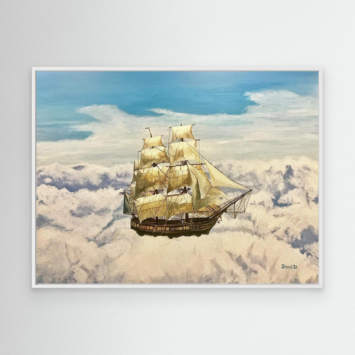 Canvas Print - Sky Sailing by Tom Blood