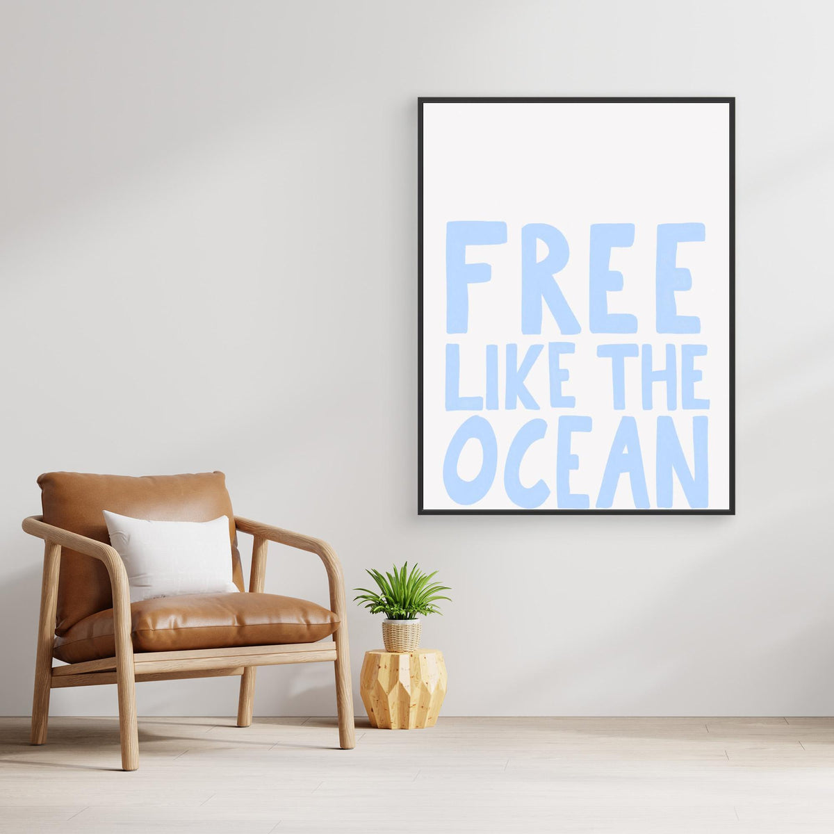 Canvas Print - Free like the Ocean by Athene Fritsch