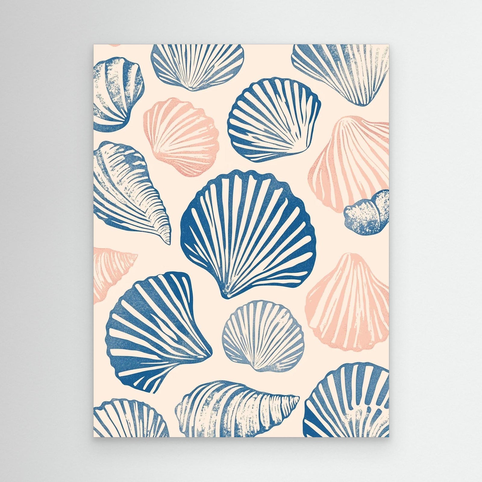 Canvas Print - Seashell Pattern by Melloi Art Prints