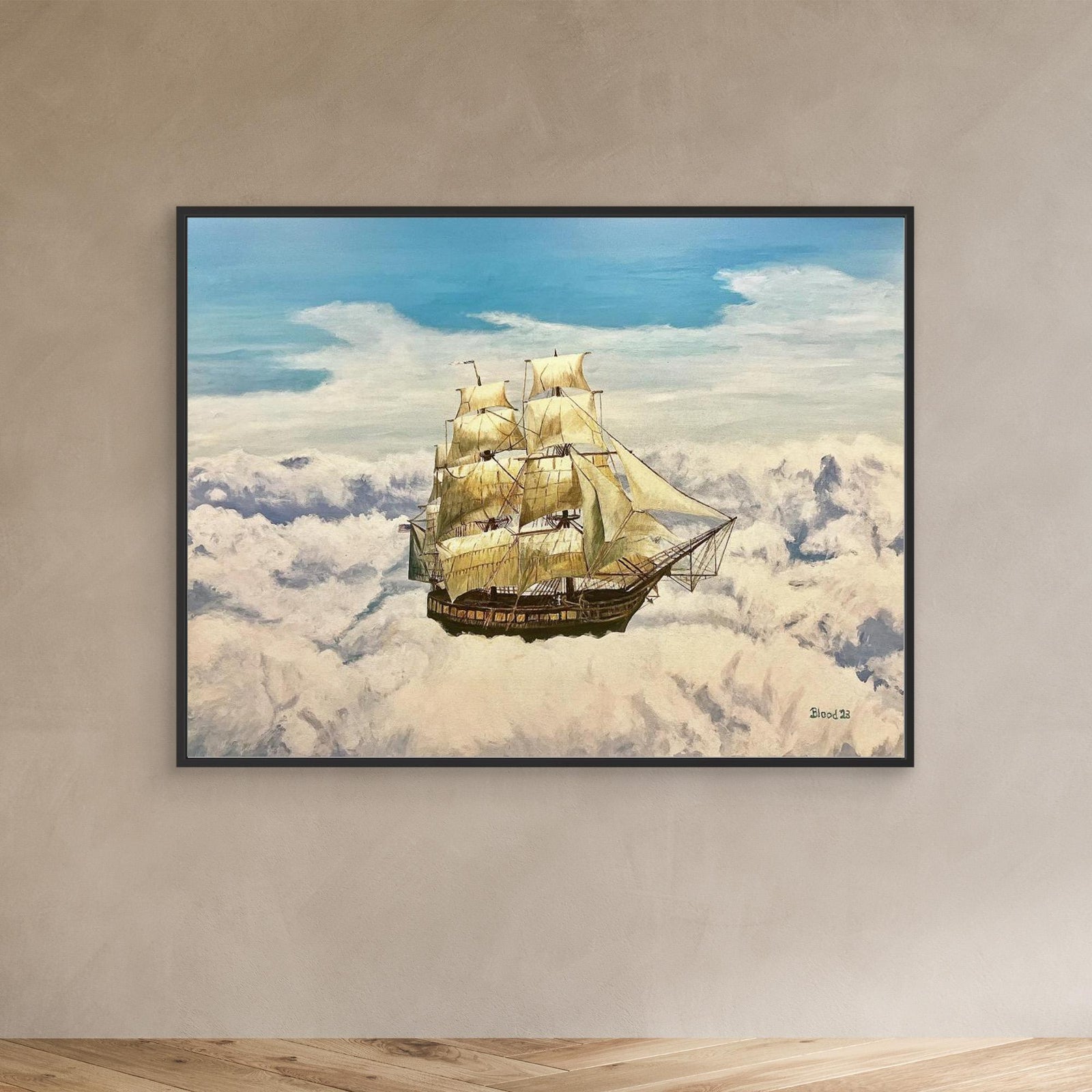 Canvas Print - Sky Sailing by Tom Blood