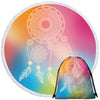 Rainbow Dreaming Round Beach Towel