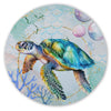 Dreamy Sea Turtle Round Area Rug