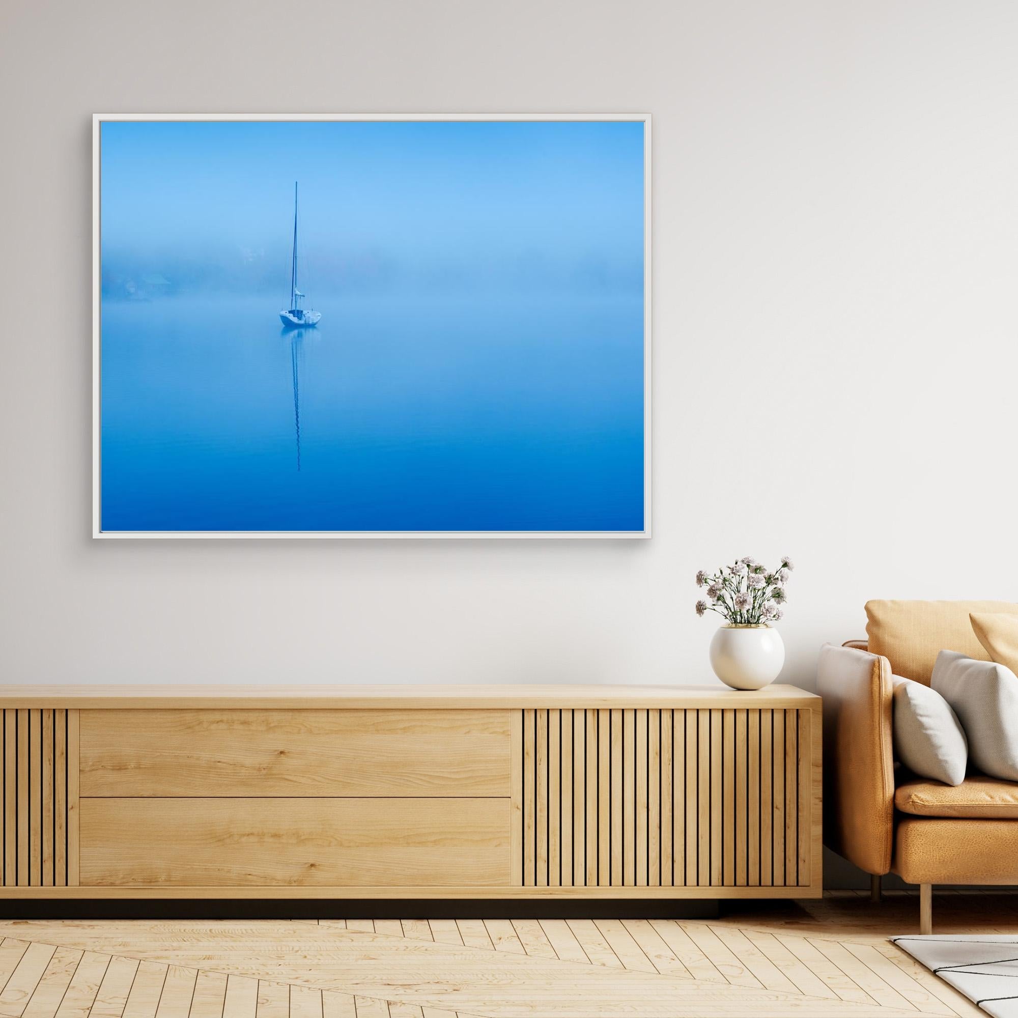 Canvas Print - Peaceful Blue Morning by David H Yang