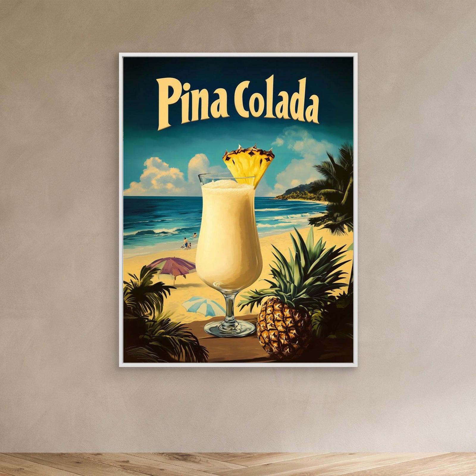 Canvas Print - Pina Colada Vintage by Andreas Magnusson