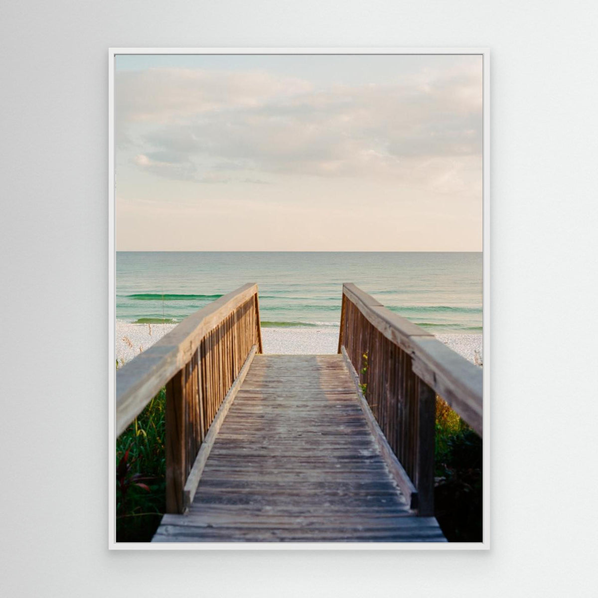 Canvas Print - Pastel Ocean Sunset VIII by Bethany Young