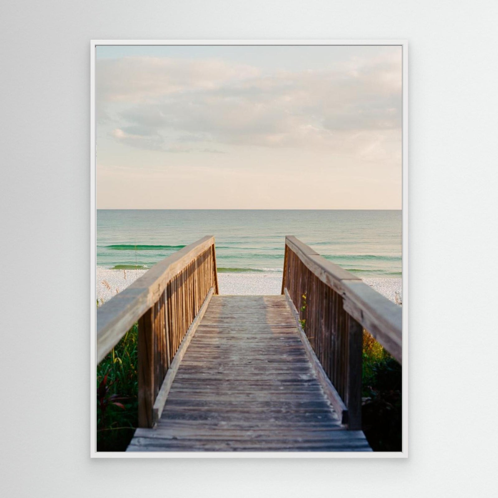 Canvas Print - Pastel Ocean Sunset VIII by Bethany Young