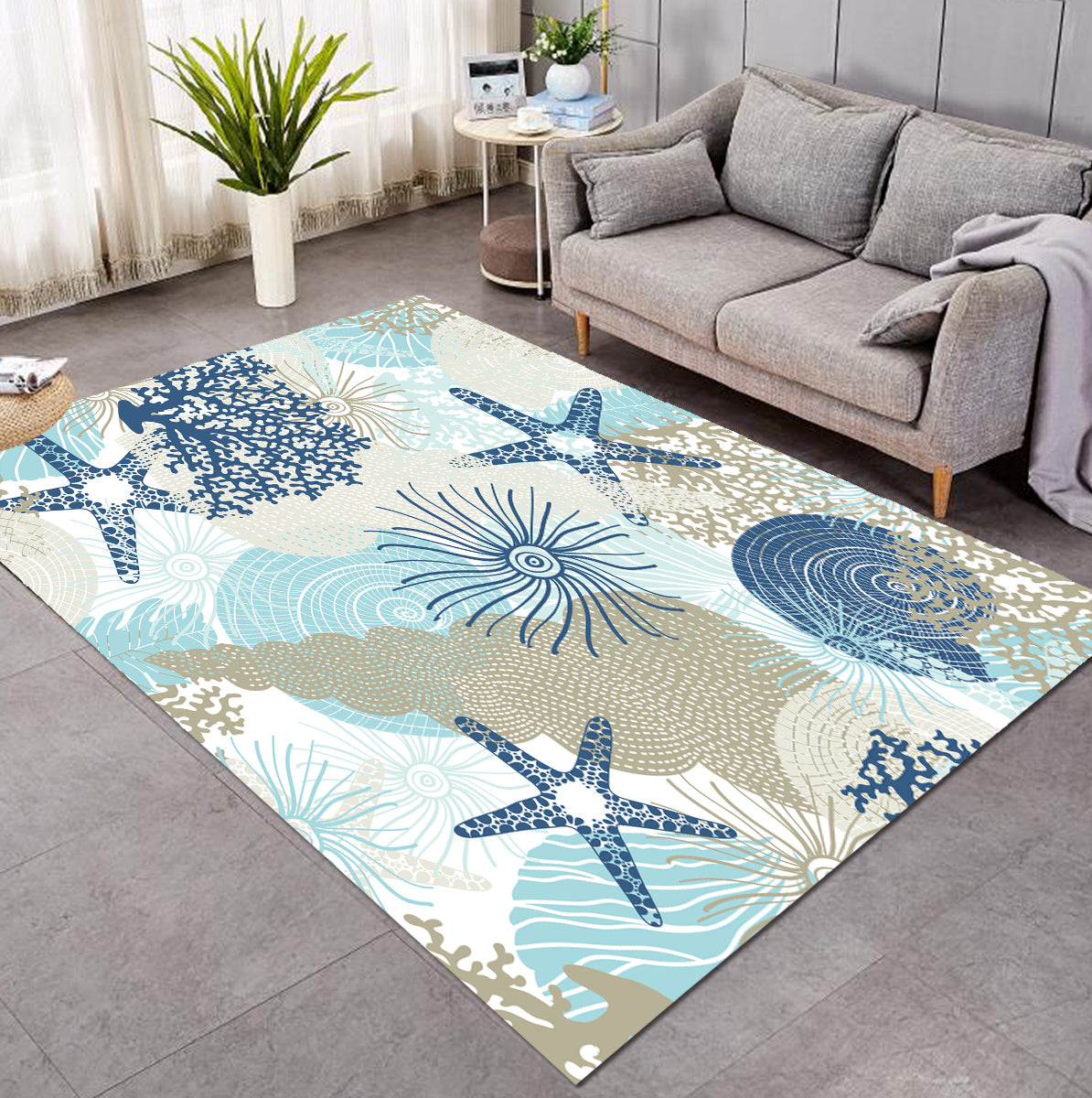 Beach Treasures Area Rug