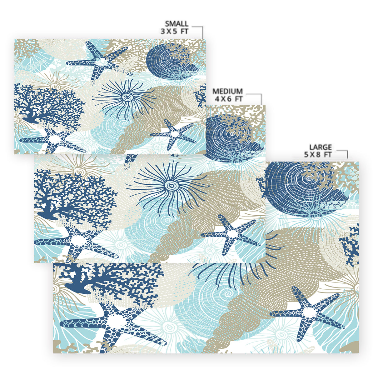 Beach Treasures Area Rug