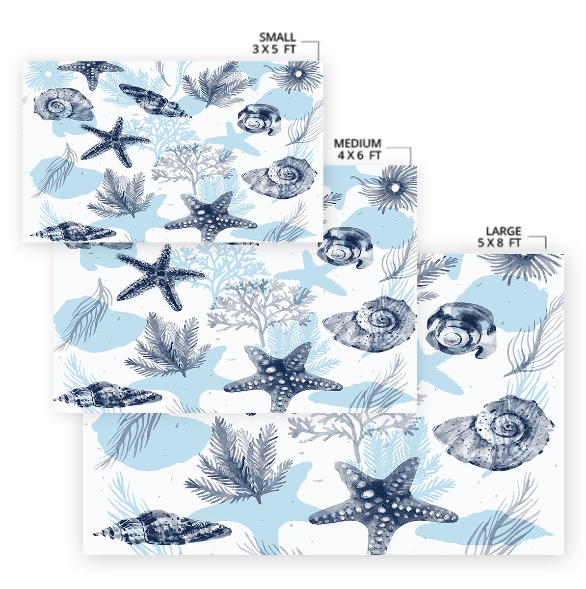 Ocean Blues Area Rug