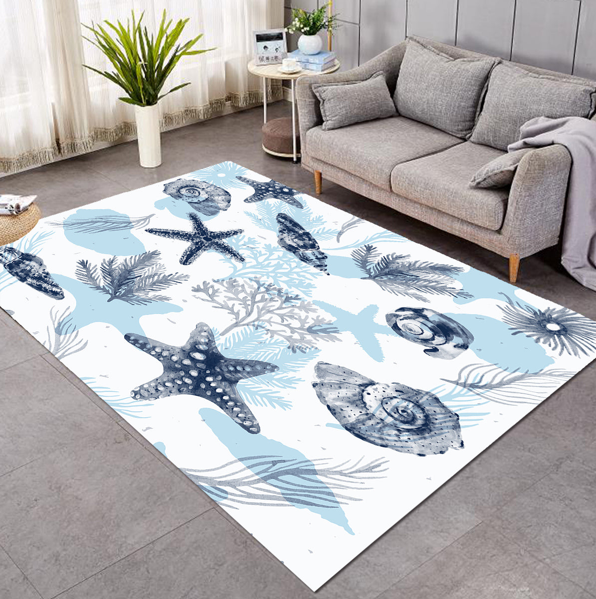 Ocean Blues Area Rug