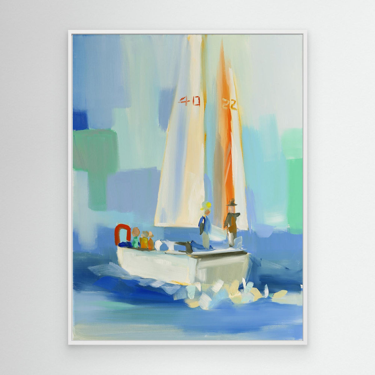 Canvas Print - Sailboat by Jenny Westenhofer