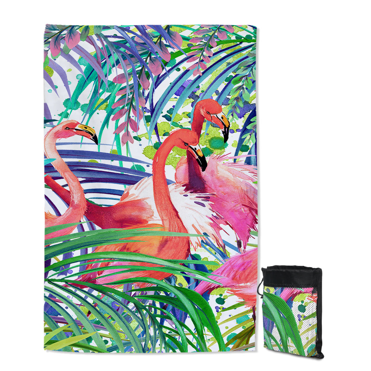 Flamingo Passion Sand Free Towel