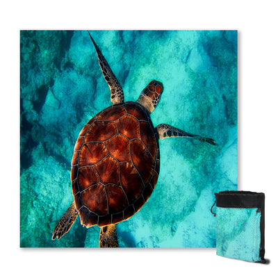 Sea Turtle Vibes Sand Free Towel