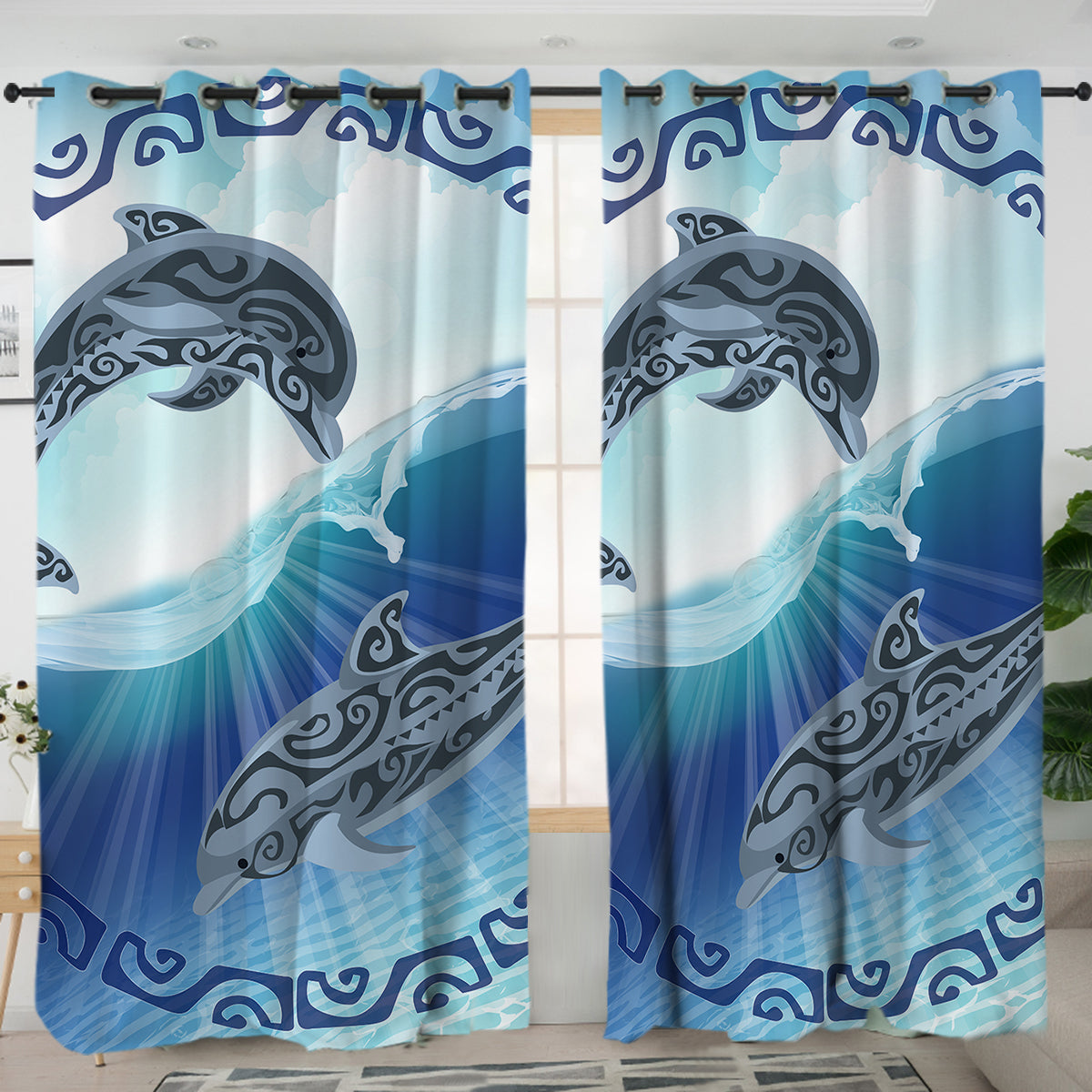 Polynesian Passion Curtains