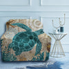 Sea Turtle Love Armchair Cover