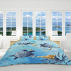 Golden Sea Turtle Bay Reversible Bed Cover Set