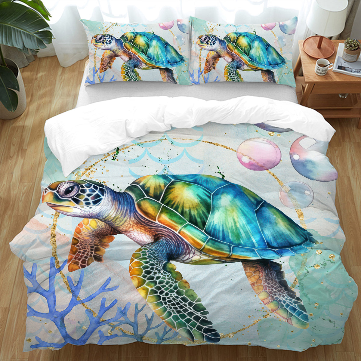 Dreamy Sea Turtle Bedding Set