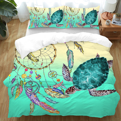 The Dreamcatcher and Sea Turtle Duvet Cover Set