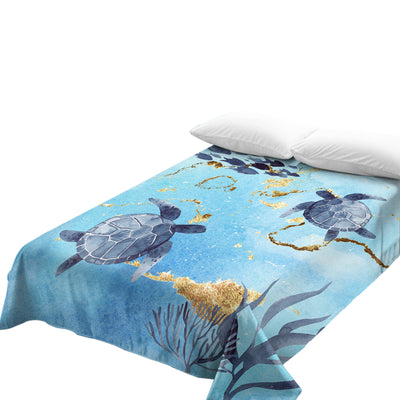 Golden Sea Turtle Bay Sheet Set