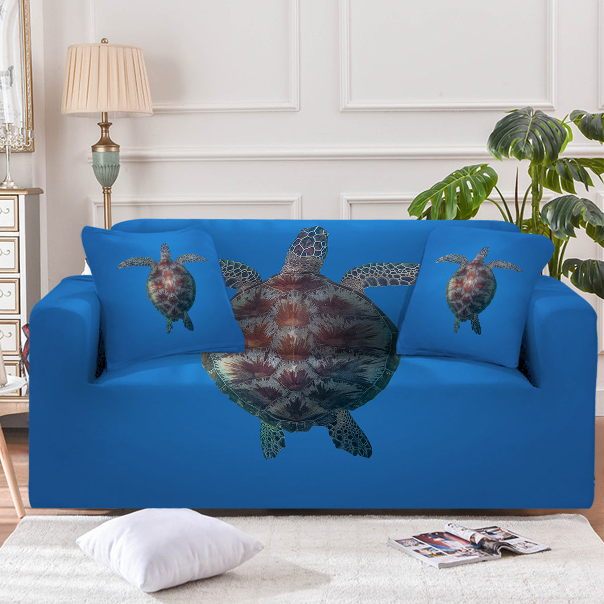Sea Turtle Couch Cover