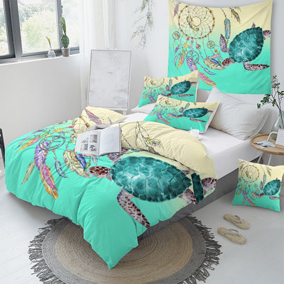 The Dreamcatcher and Sea Turtle Duvet Cover Set