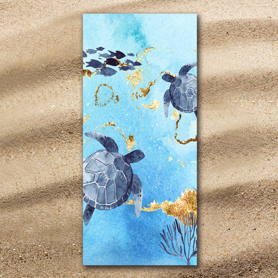 Golden Sea Turtle Bay Extra Large Towel