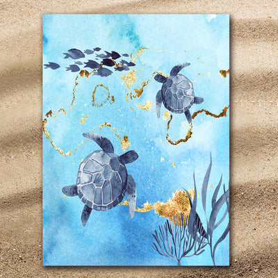 Golden Sea Turtle Bay Extra Large Towel