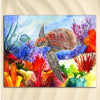 Sea Turtle Rainbow Extra Large Towel