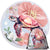 Sea Turtle Blossoms Round Beach Towel