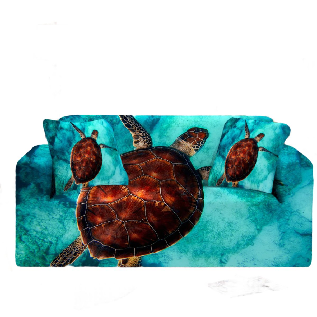 Sea Turtle Vibes Couch Cover