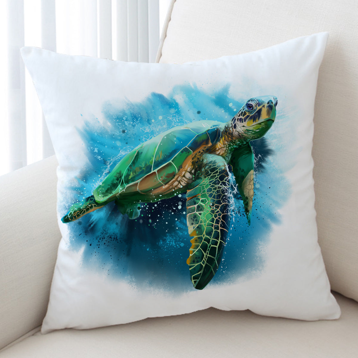 Queen of the Ocean Pillow Cover