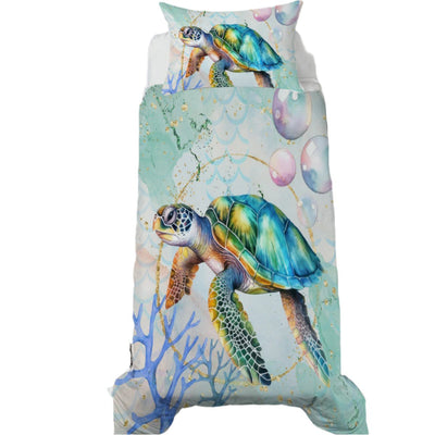 Dreamy Sea Turtle Toddler Bed Set