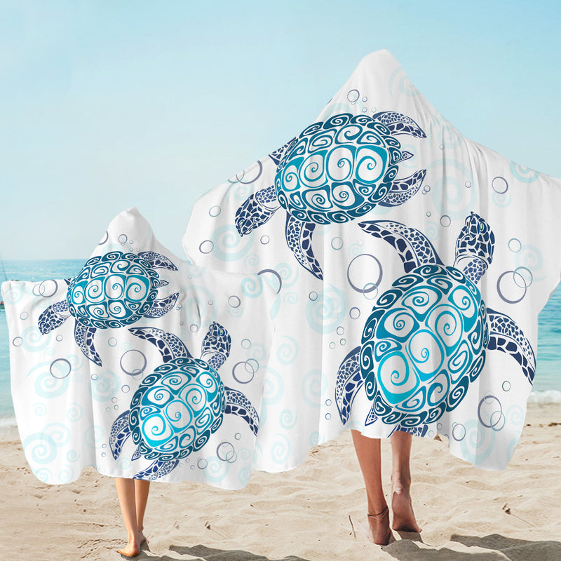 The Original Turtle Twist Hooded Beach Towel for Kids