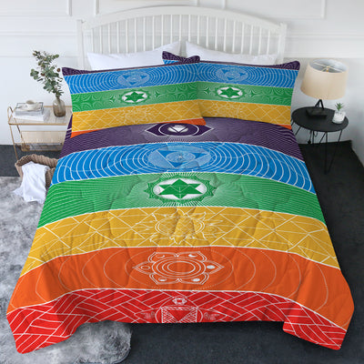 Chakra Yoga Comforter Set