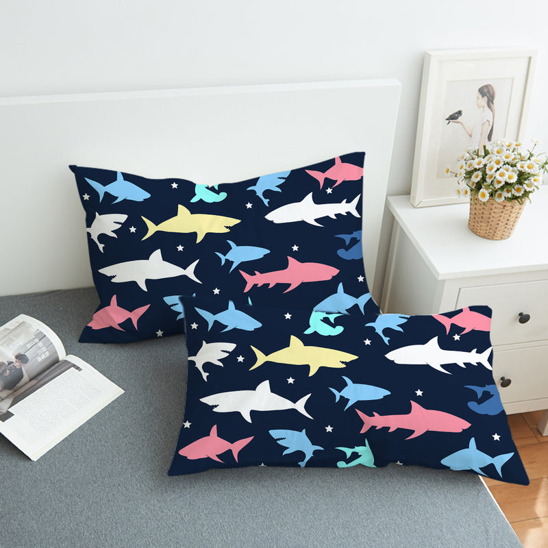 The Shark Disco Bedding Set