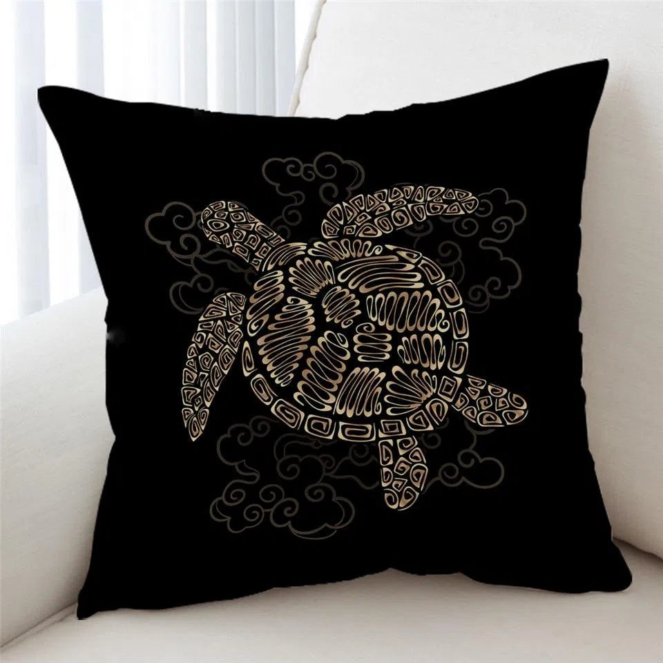 Shelly the Sea Turtle Pillow Cover