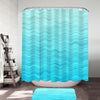 Waves of Blue Shower Curtain