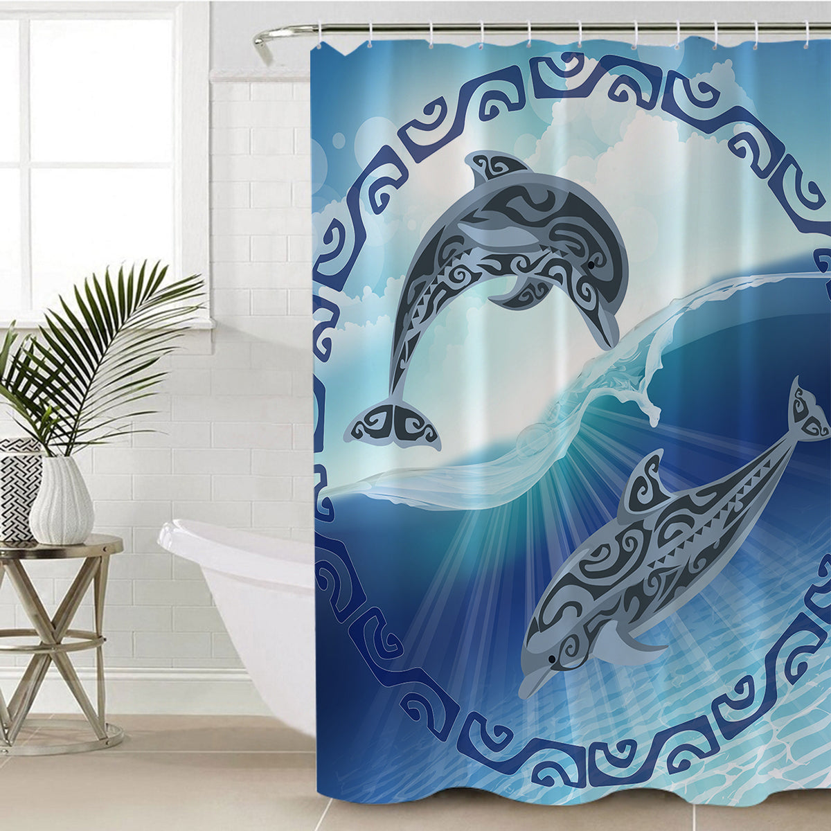 Polynesian Passion Shower Curtain