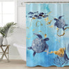 Golden Sea Turtle Bay Shower Curtain