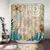 Nautical Chart Shower Curtain