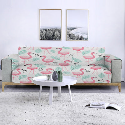 Flamingo Delight Sofa Cover