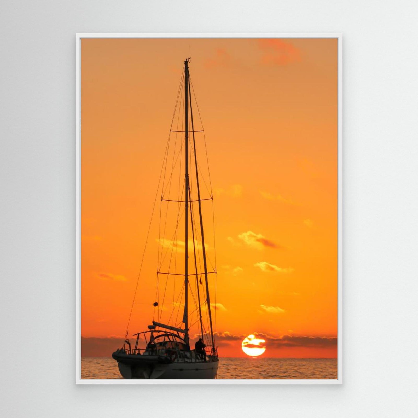 Canvas Print - The Last Sunset. by Adrian Tudose