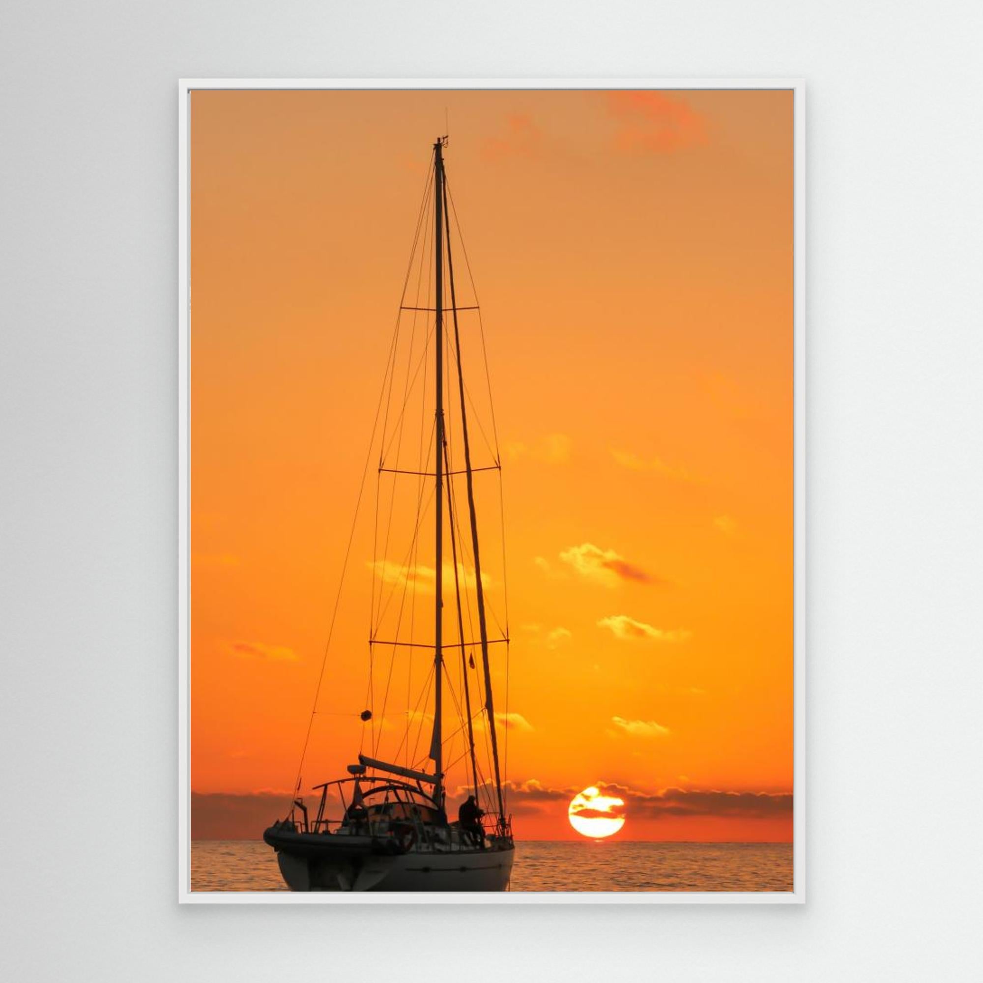 Canvas Print - The Last Sunset. by Adrian Tudose