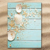 Blue Seashells Extra Large Beach Towel