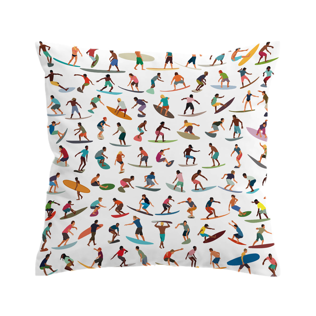 Surf World Pillow Cover