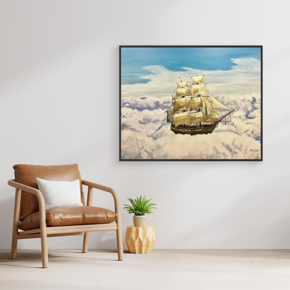 Canvas Print - Sky Sailing by Tom Blood