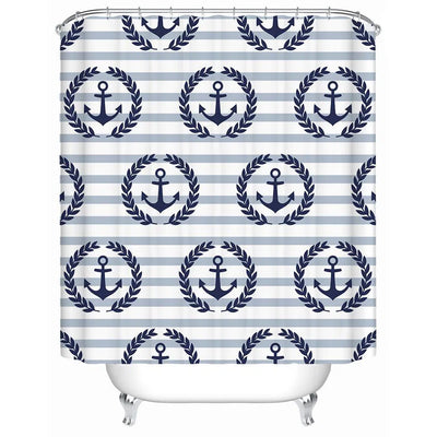 The Classic Nautical Shower Curtain