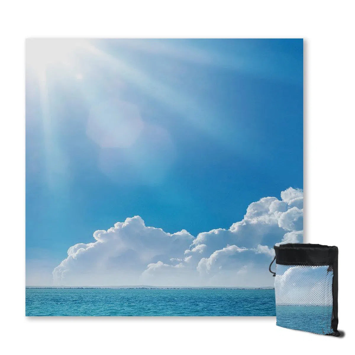 The Ocean Blues Sand Free Towel