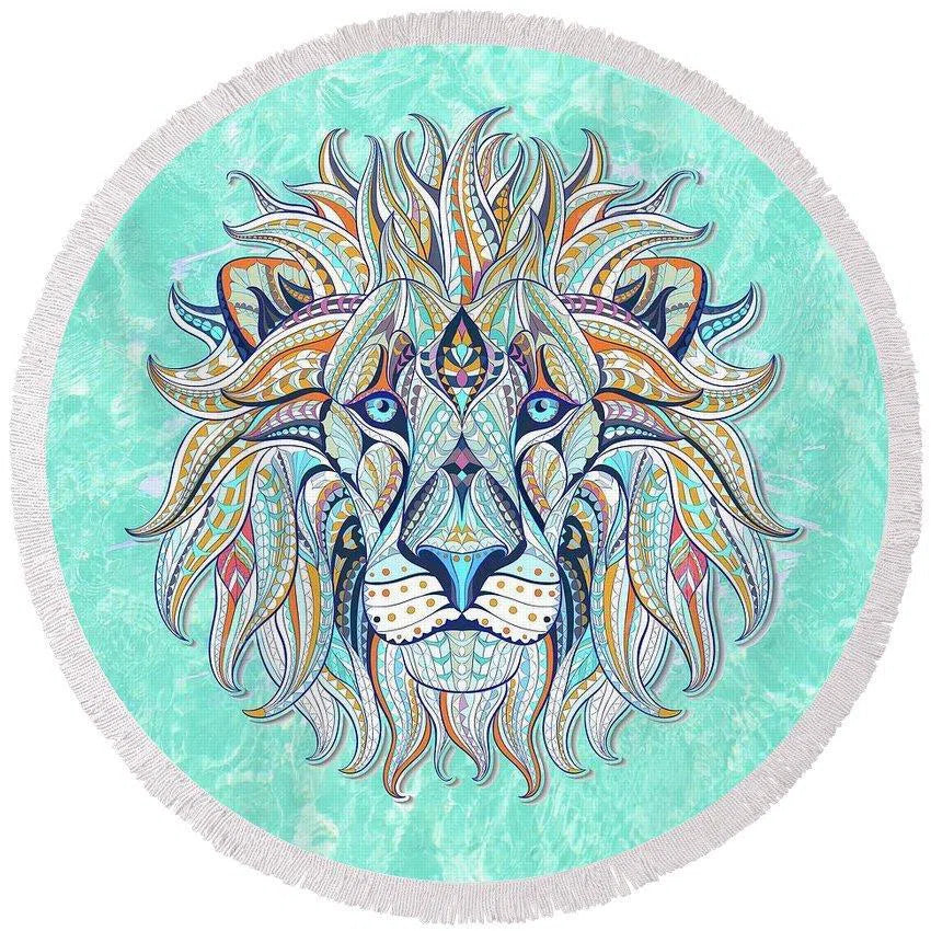 The Original Lazy Leo Round Beach Towel