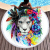 The Original Lion Vibes Round Beach Towel